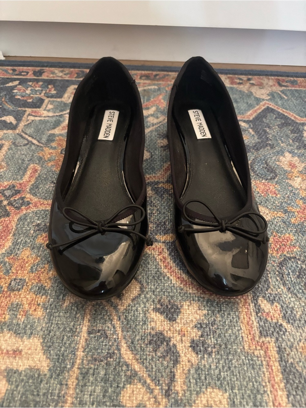 Steve Madden Black Steffi Ballet Heel